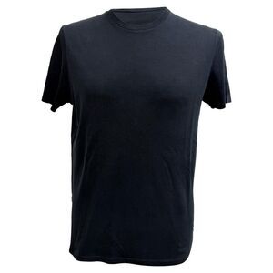 Prada Crewneck T-Shirt in Black Cotton
